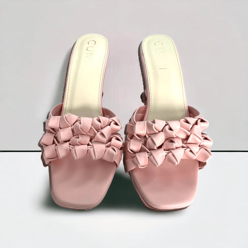 Light Pink Barbed Heels - cunei